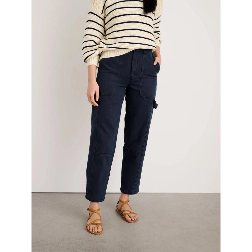 Alex Mill Phoebe Carpenter Barrel Leg Pant Navy Size 0 Utility MSRP $155